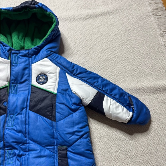 Rothschild Baby Blue Outdoor Winter Insulated Zip Up Snowsuit 6-9 Months - Picture 4 of 6